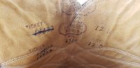 Nocona Distressed Caramel & Brown Cowboy Boots Vintage USA Made Men