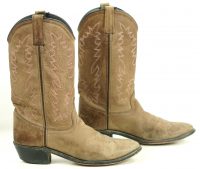 Old West Brown Tan Leather Cowboy Western Boots SCL7014 India Women