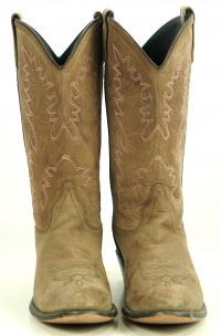 Old West Brown Tan Leather Cowboy Western Boots SCL7014 India Women