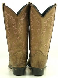 Old West Brown Tan Leather Cowboy Western Boots SCL7014 India Women