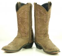 Old West Brown Tan Leather Cowboy Western Boots SCL7014 India Women