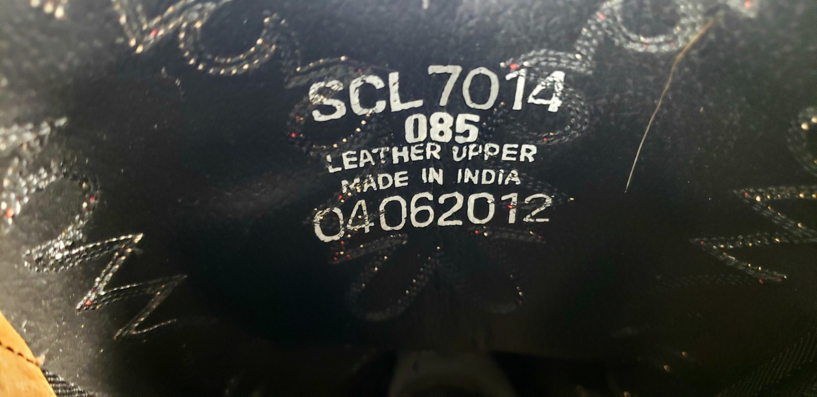 Old West Brown Tan Leather Cowboy Western Boots SCL7014 India Women