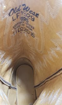 Old West Marbled Honey Brown Leather Cowboy Western Boots LF1529 Women