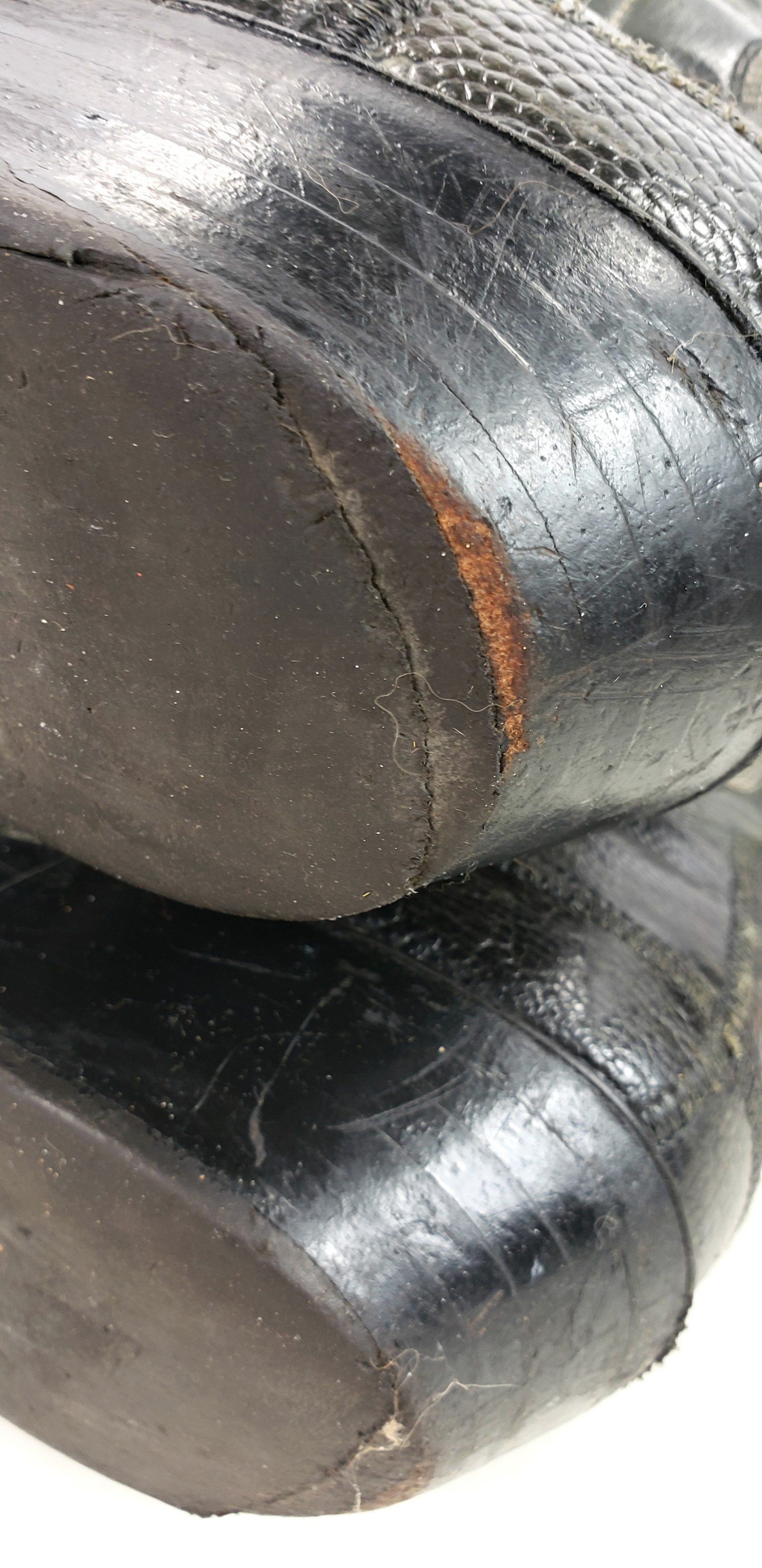 Panhandle Slim Full Quill Ostrich Patchwork Two Tone Cowboy Boots Men