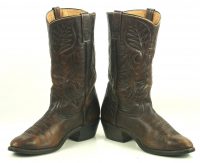Red Wing Pecos Brown Rockabilly Cowboy Work Boots Vintage US Union Made Mens (6)