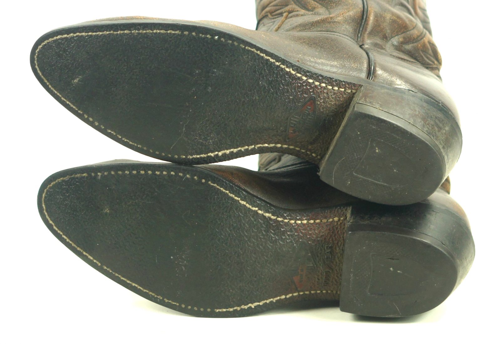 Red Wing Pecos Brown Rockabilly Cowboy Work Boots Vintage US Union Made Mens (7)