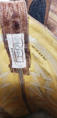 Rod Patrick Full Quill Ostrich Custom Cowboy Boots 10 Row Stitch Men