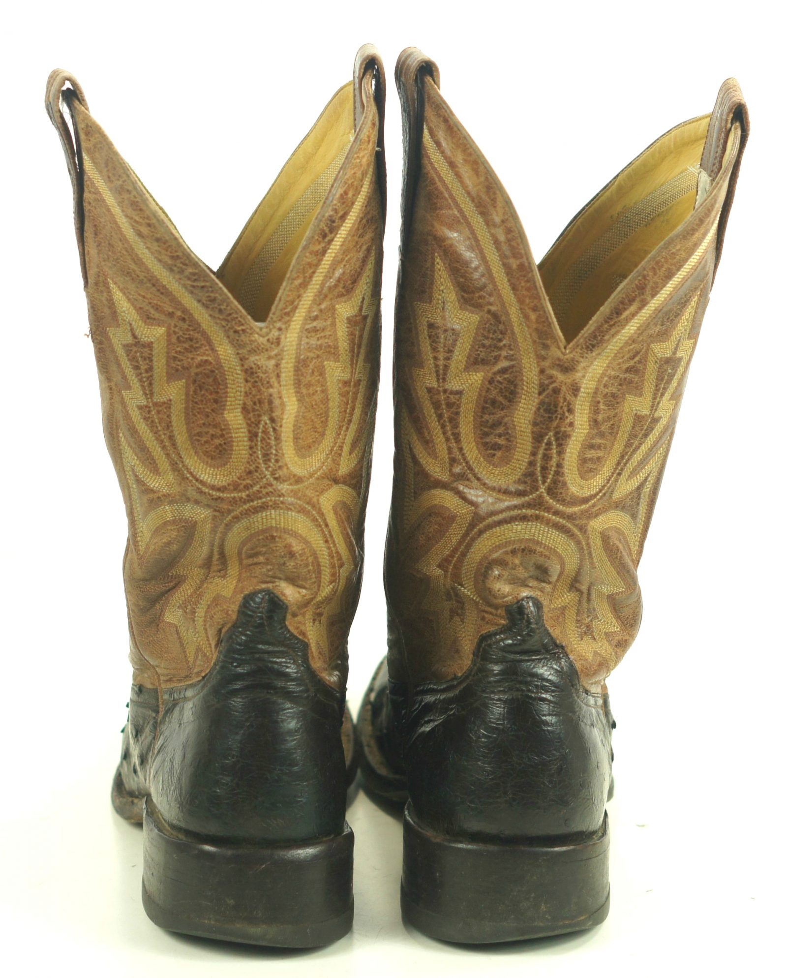 Rod Patrick Full Quill Ostrich Custom Cowboy Boots 10 Row Stitch Men