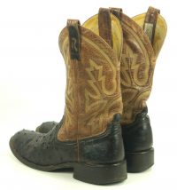 Rod Patrick Full Quill Ostrich Custom Cowboy Boots 10 Row Stitch Men