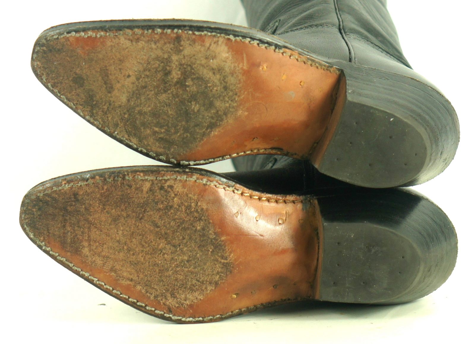 Stewart Handmade Tall Stovepipe Riding Cowboy Boots Vintage 70s Women