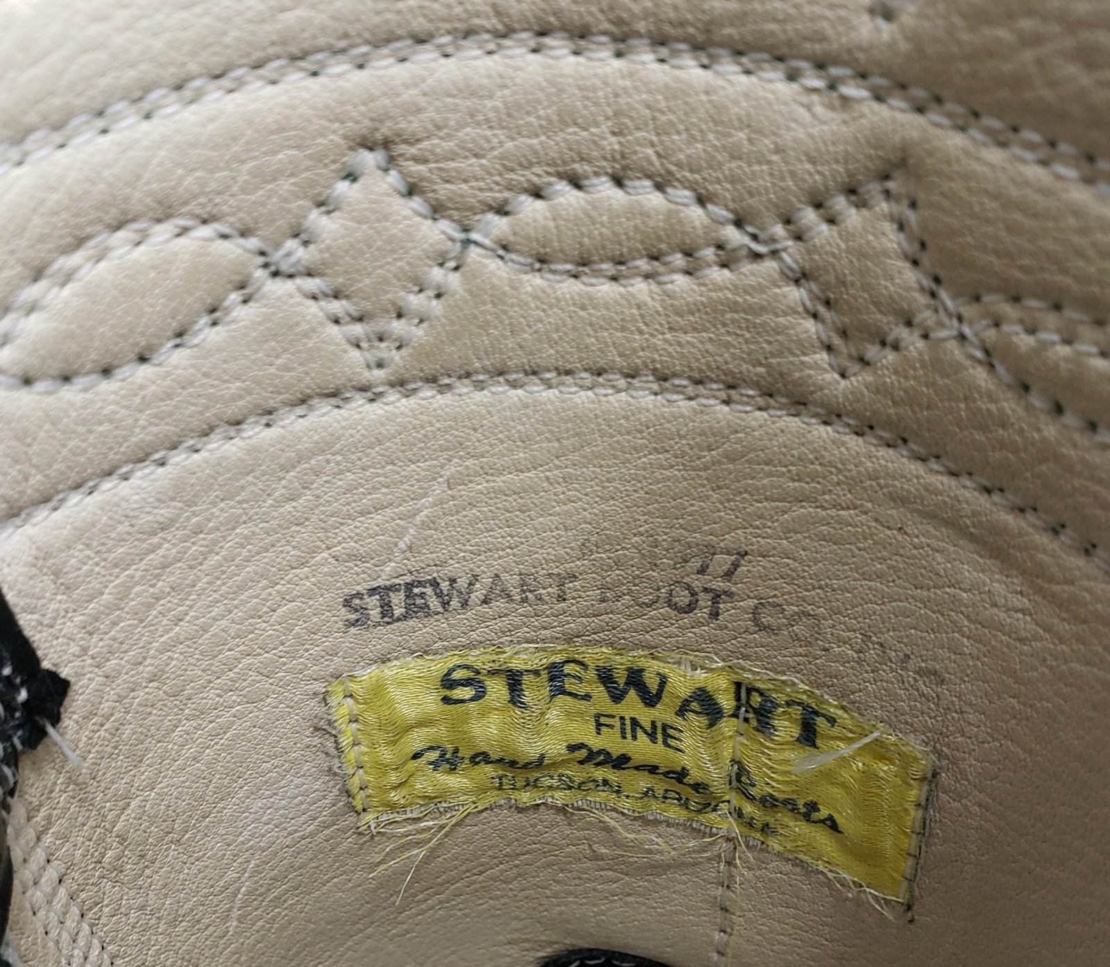 Stewart Handmade Tall Stovepipe Riding Cowboy Boots Vintage 70s Women