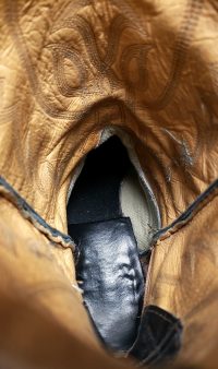 Tony Lama All Black Full Quill Ostrich Cowboy Boots USA Handcrafted Men