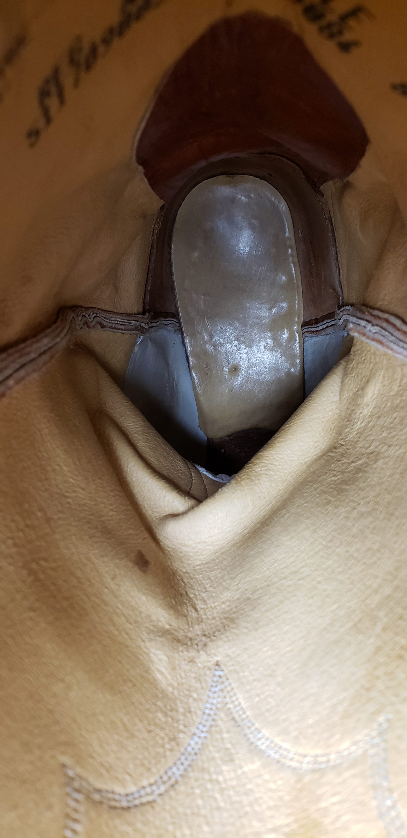 Tony Lama Marbled Caramel Leather Cowboy Boots Vintage US Made Men