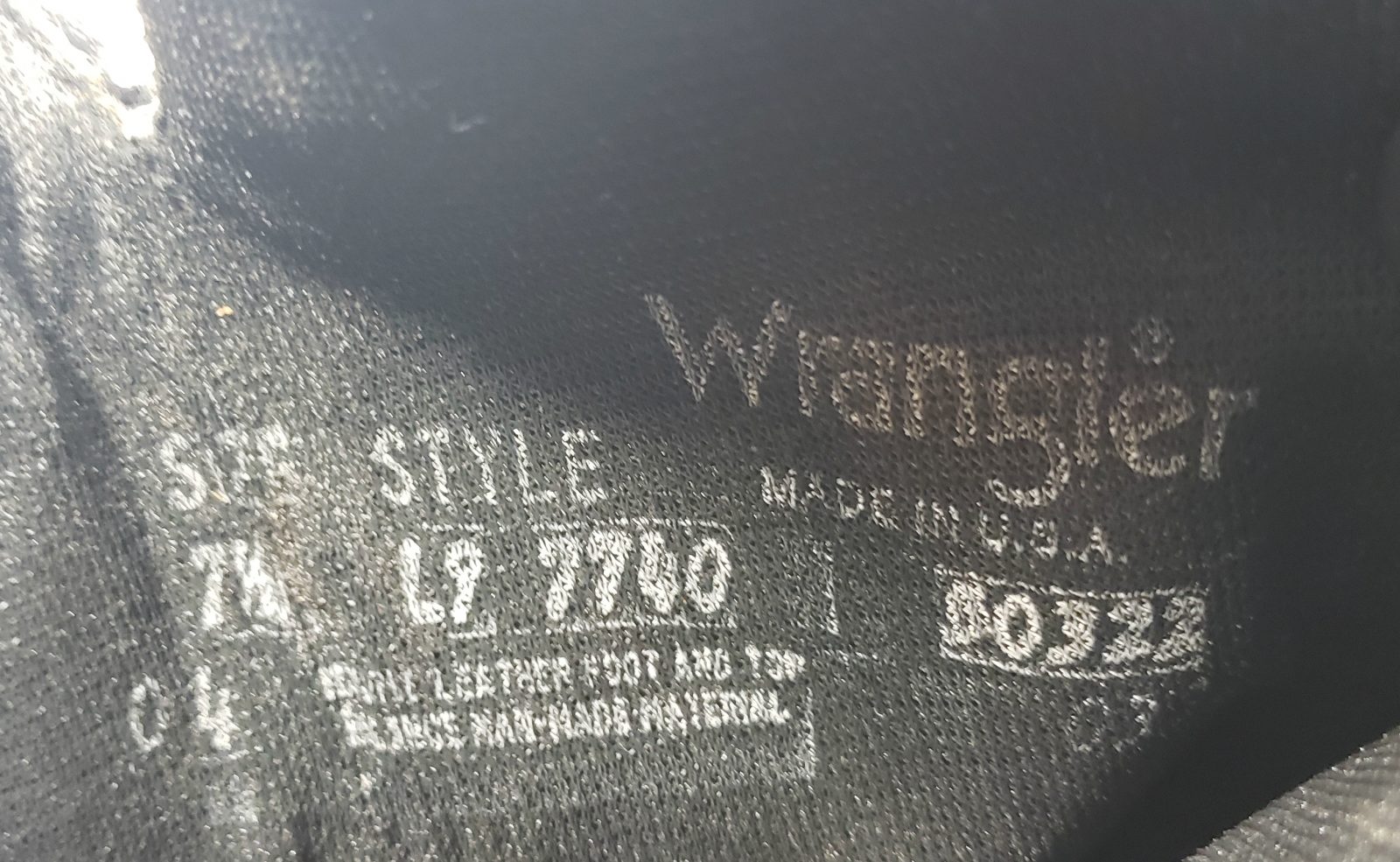 Wrangler Tall Black Suede Western Cowboy Riding Boots Vintage US Made Womens (2)