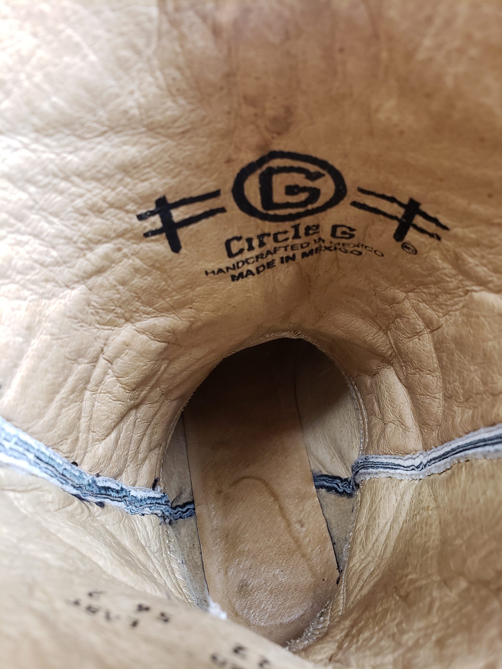 Circle G Black Leather Snip Toe Cowboy Boots Fancy Stitched Wings Women