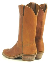 Durango Leather Cowboy Work Boots Chemigum Proof Vintage 1988 US Made Women