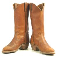 Durango Leather Cowboy Work Boots Chemigum Proof Vintage 1988 US Made Women