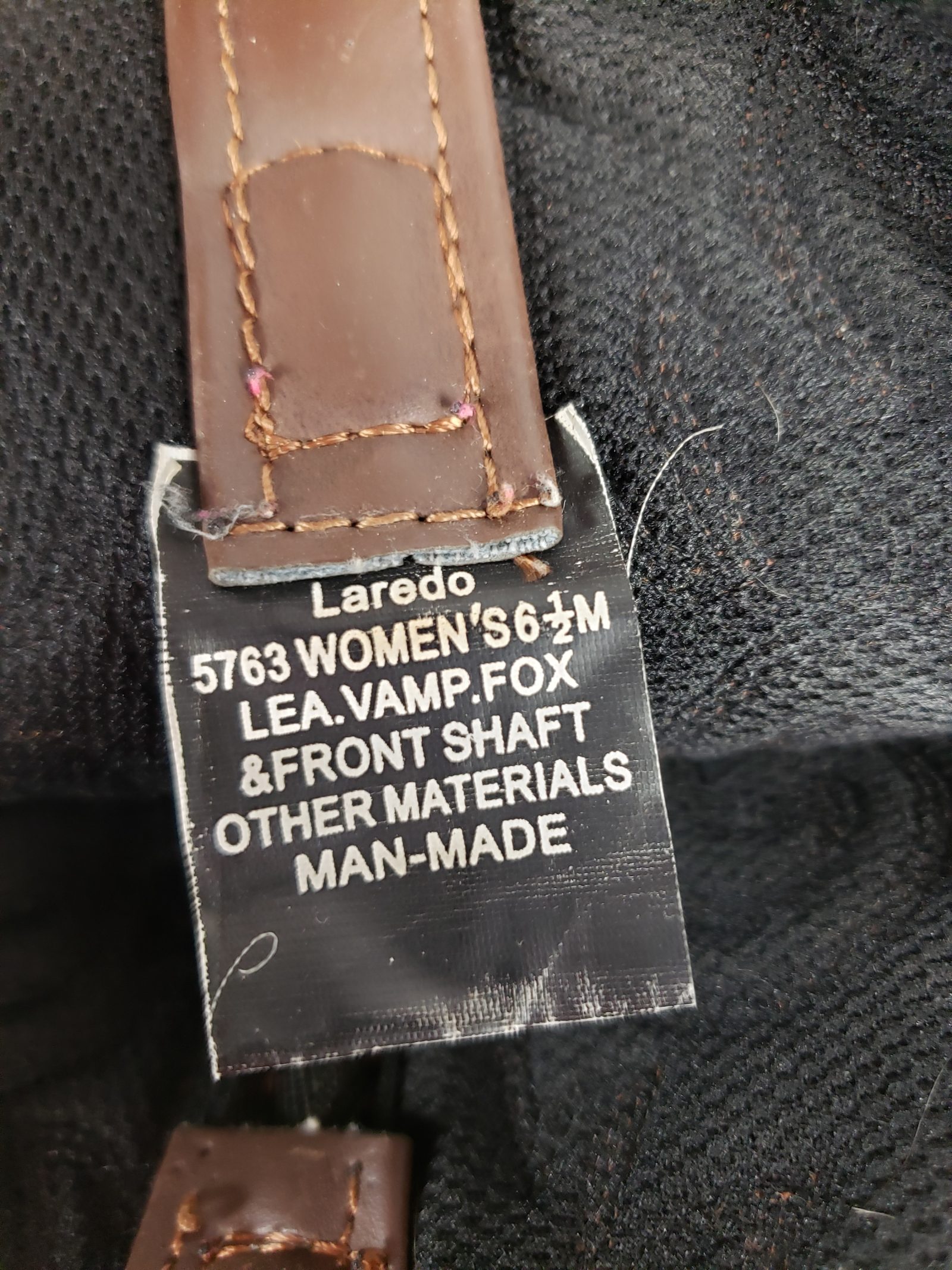 Laredo Gaucho Distressed Brown Leather Cowboy Western Boots 5763 Women