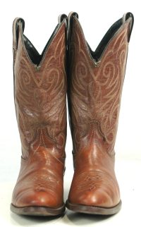 Laredo Russet Brown Leather Cowboy Western Riding Boots Men