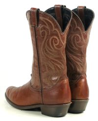 Laredo Russet Brown Leather Cowboy Western Riding Boots Men