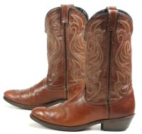 Laredo Russet Brown Leather Cowboy Western Riding Boots Men