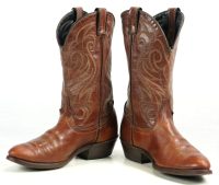 Laredo Russet Brown Leather Cowboy Western Riding Boots Men