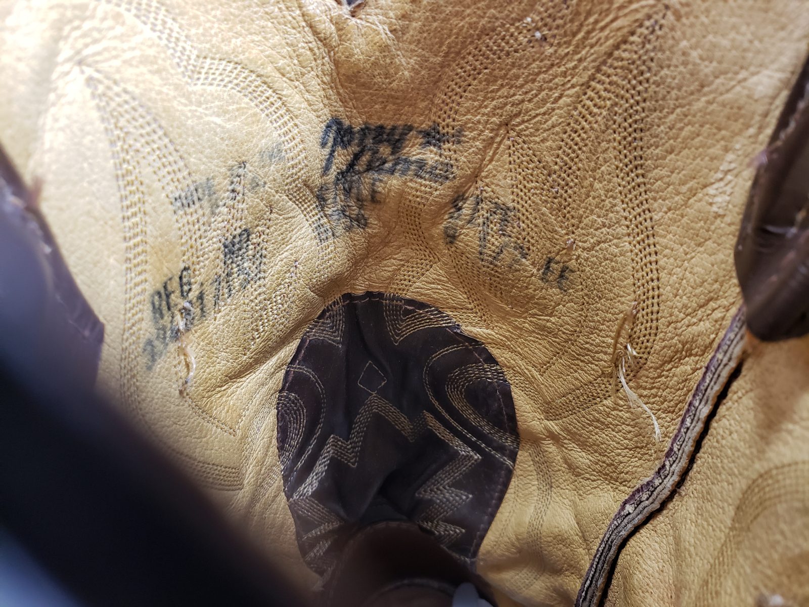 Tony Lama Dark Brown Leather Western Cowboy Boots Vintage US Made Men