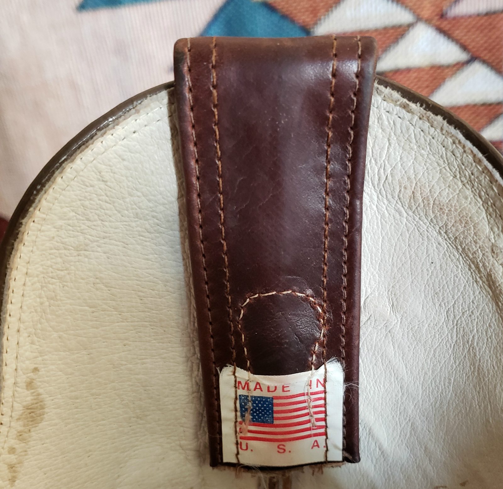 Caballo Buckaroo Cowboy Western Boots Tall Brown & Bone Leather Santa Fe Men