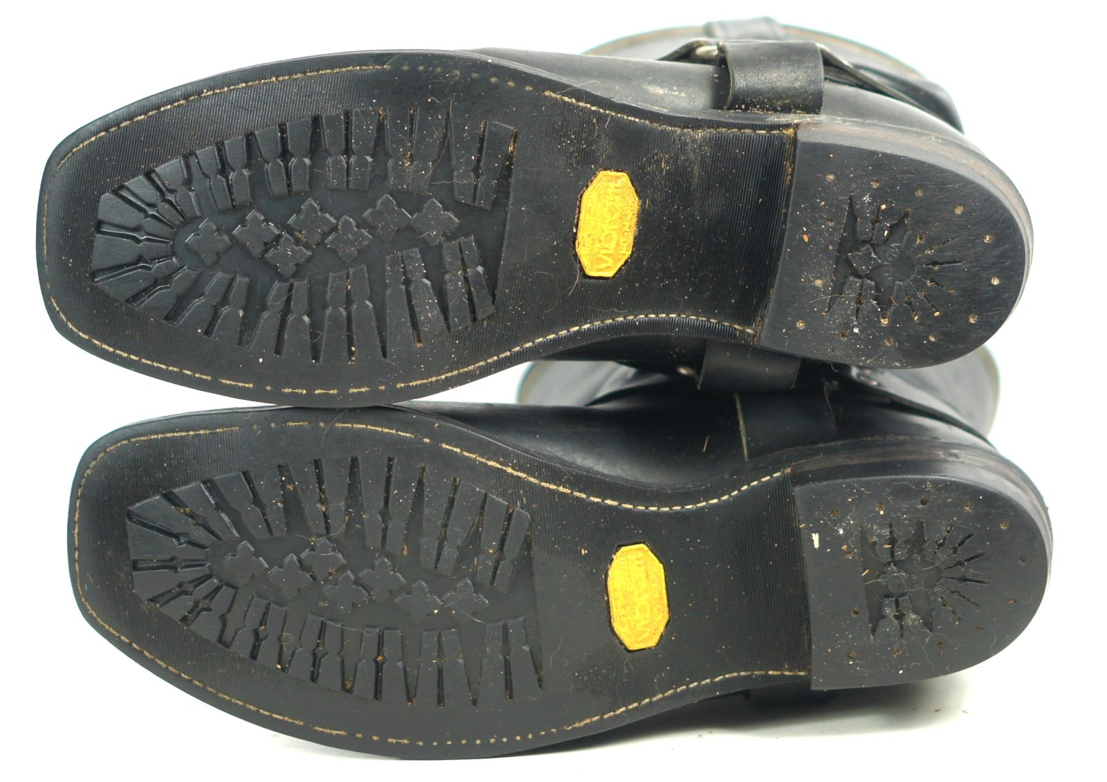 Chippewa Black Leather Biker Motorcycle Engineer Harness Boots US Made Men