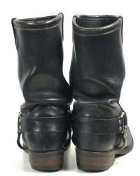 Chippewa Black Leather Biker Motorcycle Engineer Harness Boots US Made Men