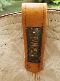 Dan Post Lizard Cowboy Western Boots Inlay Diamonds Vintage 1979 US Made Men (1)