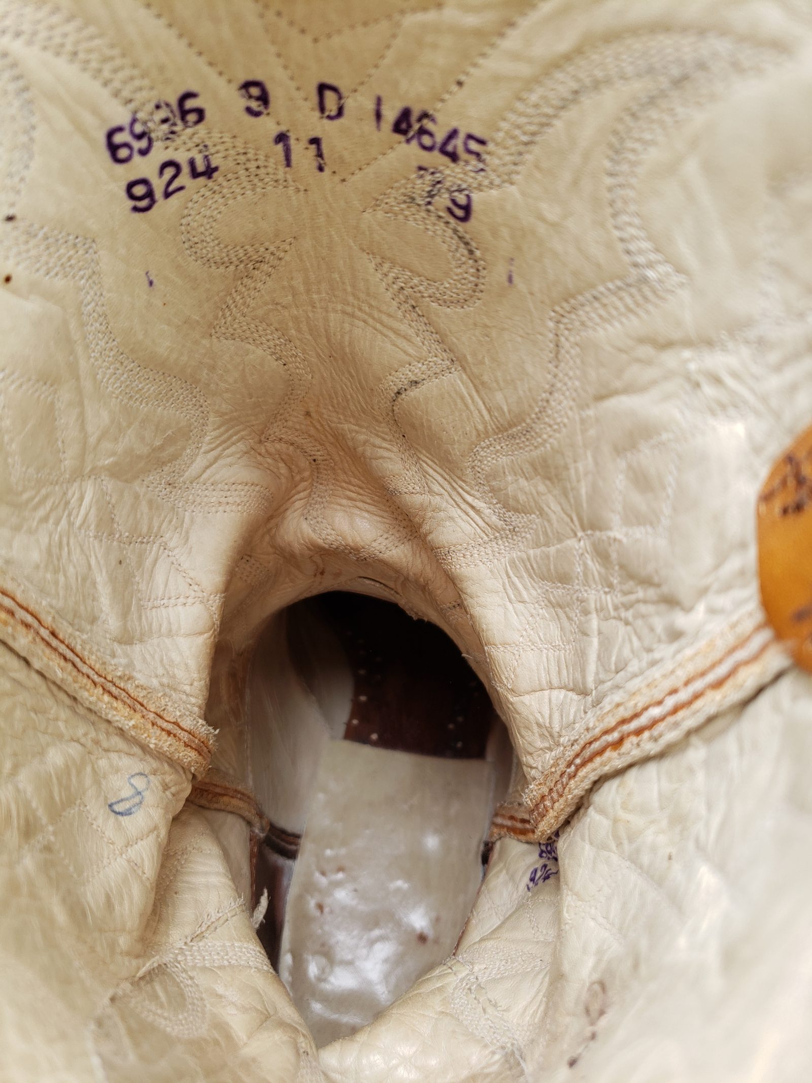 Dan Post Lizard Cowboy Western Boots Inlay Diamonds Vintage 1979 US Made Men (3)