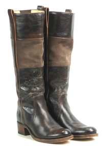 Frye Brown Crackle Patchwork Campus Riding Boots Knee Hi 17-Inch Tall Women (1)-WIN-18VC4G7I1FQ