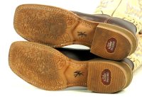 Nocona Esme Brown 17 Buckaroo Cowboy Boots Mesh Uppers NL5420 $175 Women