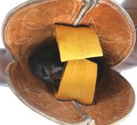 Rare Nocona Peewee Cowboy Boots Cloth Pulls Vintage 50s 60s US Made Men