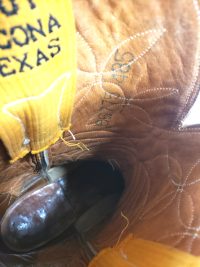 Rare Nocona Peewee Cowboy Boots Cloth Pulls Vintage 50s 60s US Made Men