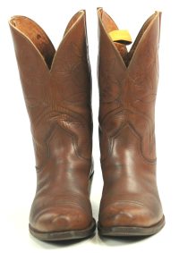 Rare Nocona Peewee Cowboy Boots Cloth Pulls Vintage 50s 60s US Made Men
