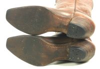 Rare Nocona Peewee Cowboy Boots Cloth Pulls Vintage 50s 60s US Made Men