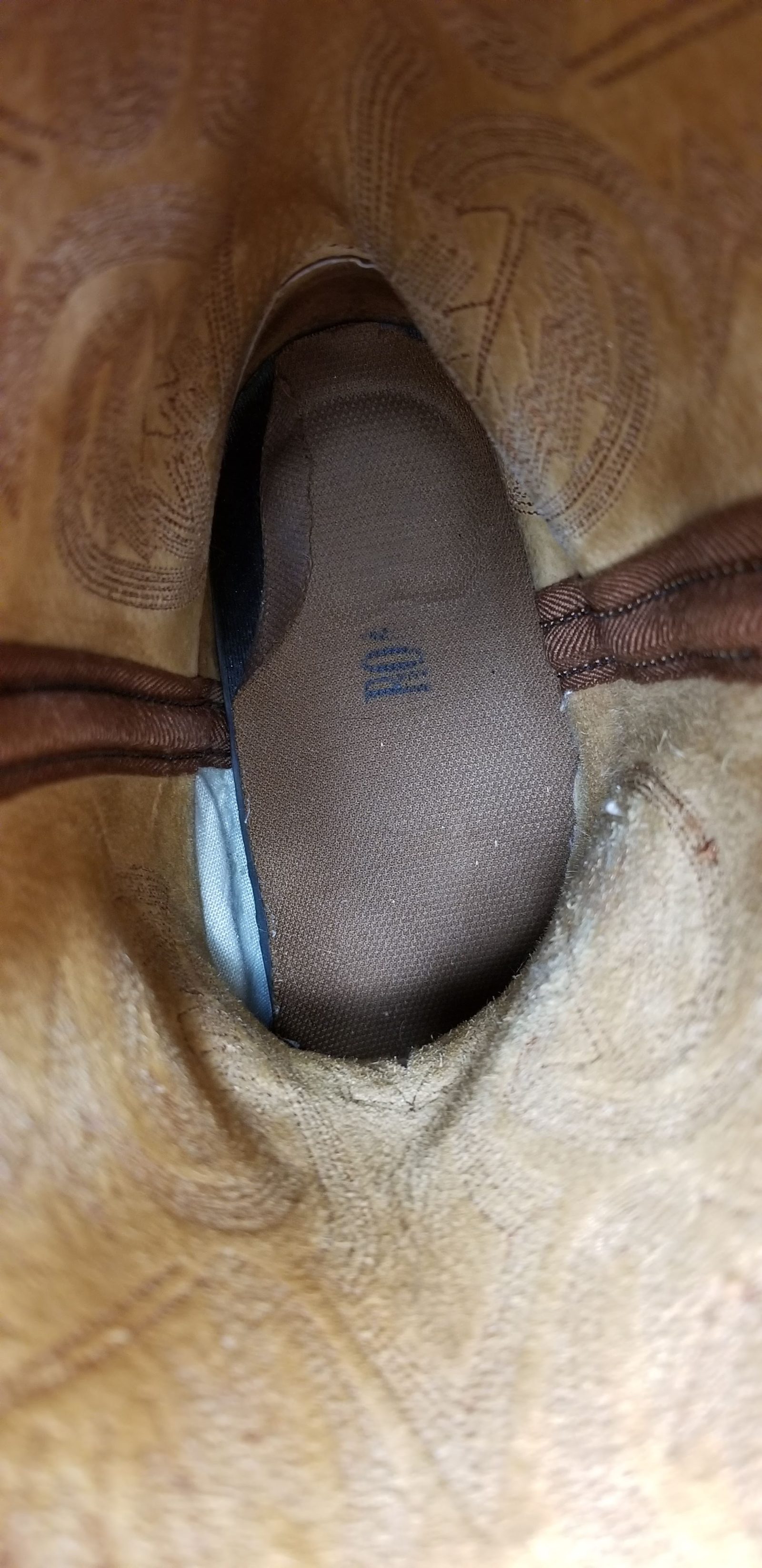 Roadwolf Black Brown Leather Western Cowboy Wingtip Boots 10-Row Stitch Mens (8)