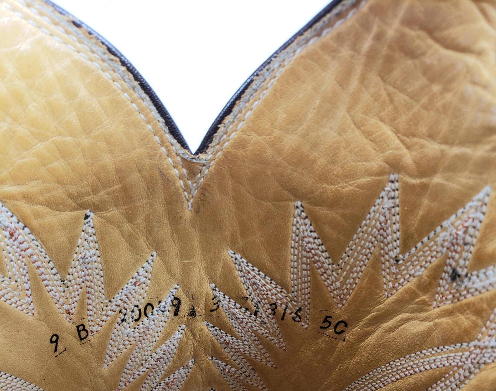 Sanders Brown Leather Cowboy Buckaroo Boots Knee High 19-Inch Tall Women