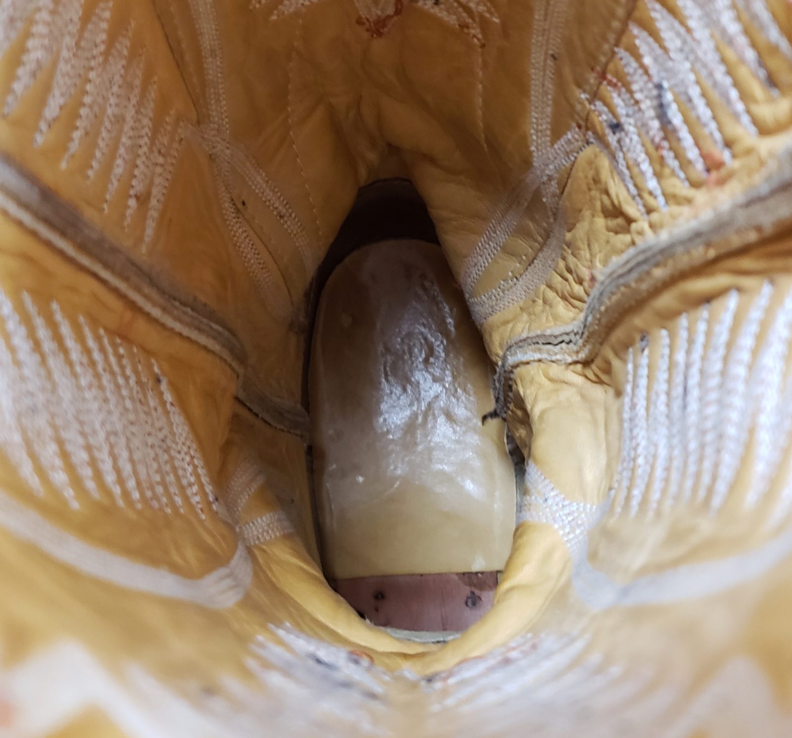 Sanders Brown Leather Cowboy Buckaroo Boots Knee High 19-Inch Tall Women