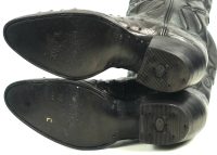 Tony Lama El Rey Full Quill Ostrich Cowboy Boots Cutouts Vintage US Made Men