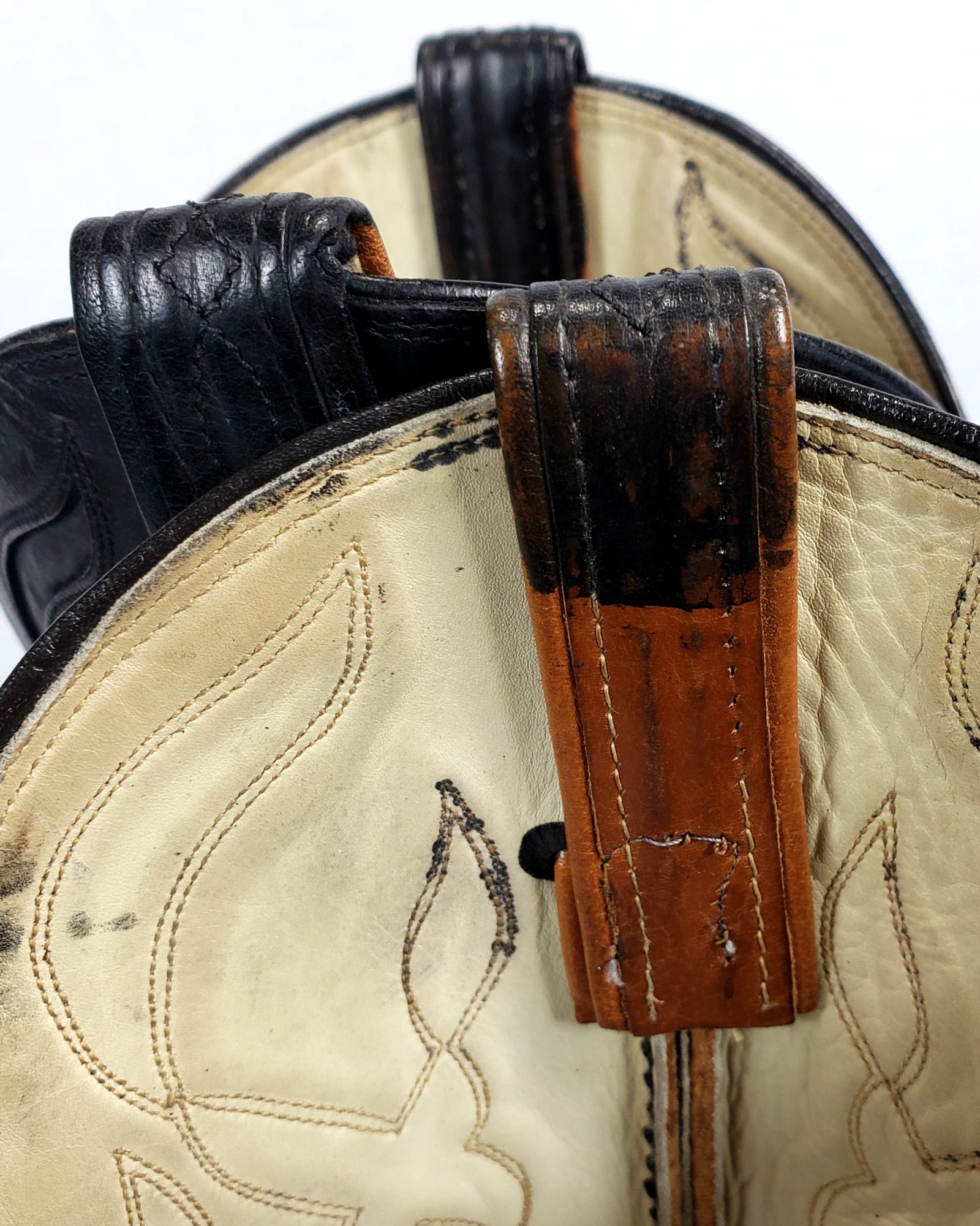 Tony Lama El Rey Full Quill Ostrich Cowboy Boots Cutouts Vintage US Made Men