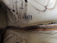 Tony Lama El Rey Full Quill Ostrich Cowboy Boots Cutouts Vintage US Made Men