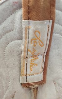 Larry Mahan Western Cowboy Boots Snake Vintage US Made 8-Row Stitch Women