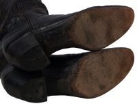 ML Leddy Tall Cowboy Western Boots Custom Handmade San Angelo Ft Worth Women 8 B (10)