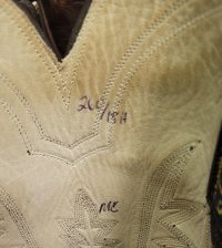 ML Leddy Tall Cowboy Western Boots Custom Handmade San Angelo Ft Worth Women 8 B (13)