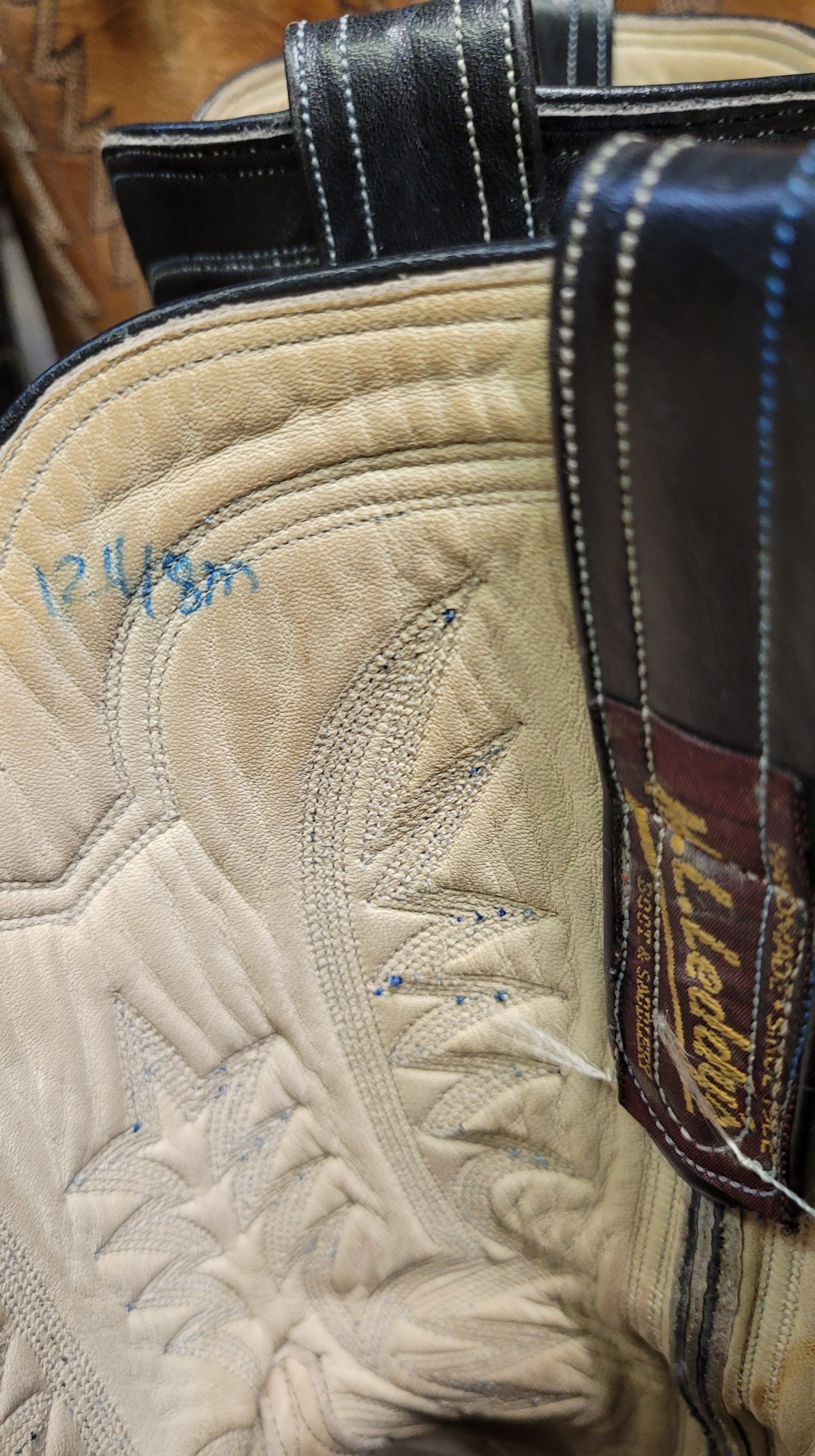 ML Leddy Vintage Full Quill Ostrich Cowboy Western Boots Custom Handmade Women 8 (6)