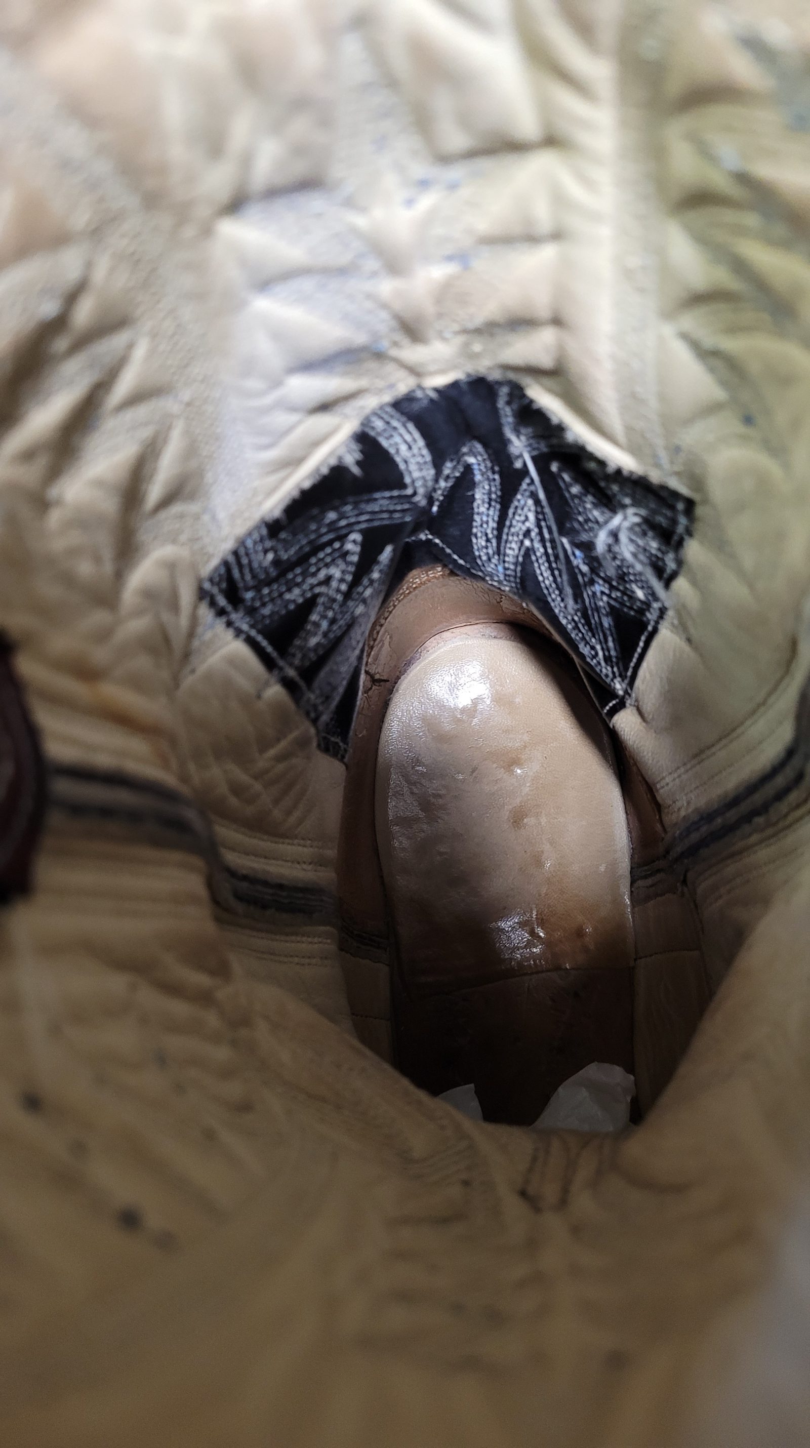 ML Leddy Vintage Full Quill Ostrich Cowboy Western Boots Custom Handmade Women 8 (8)