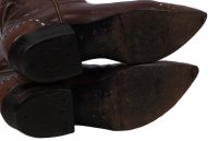 Tony Lama Brown Wingtip Cowboy Western Boots Vintage US Made El Paso TX Men 9 (13)
